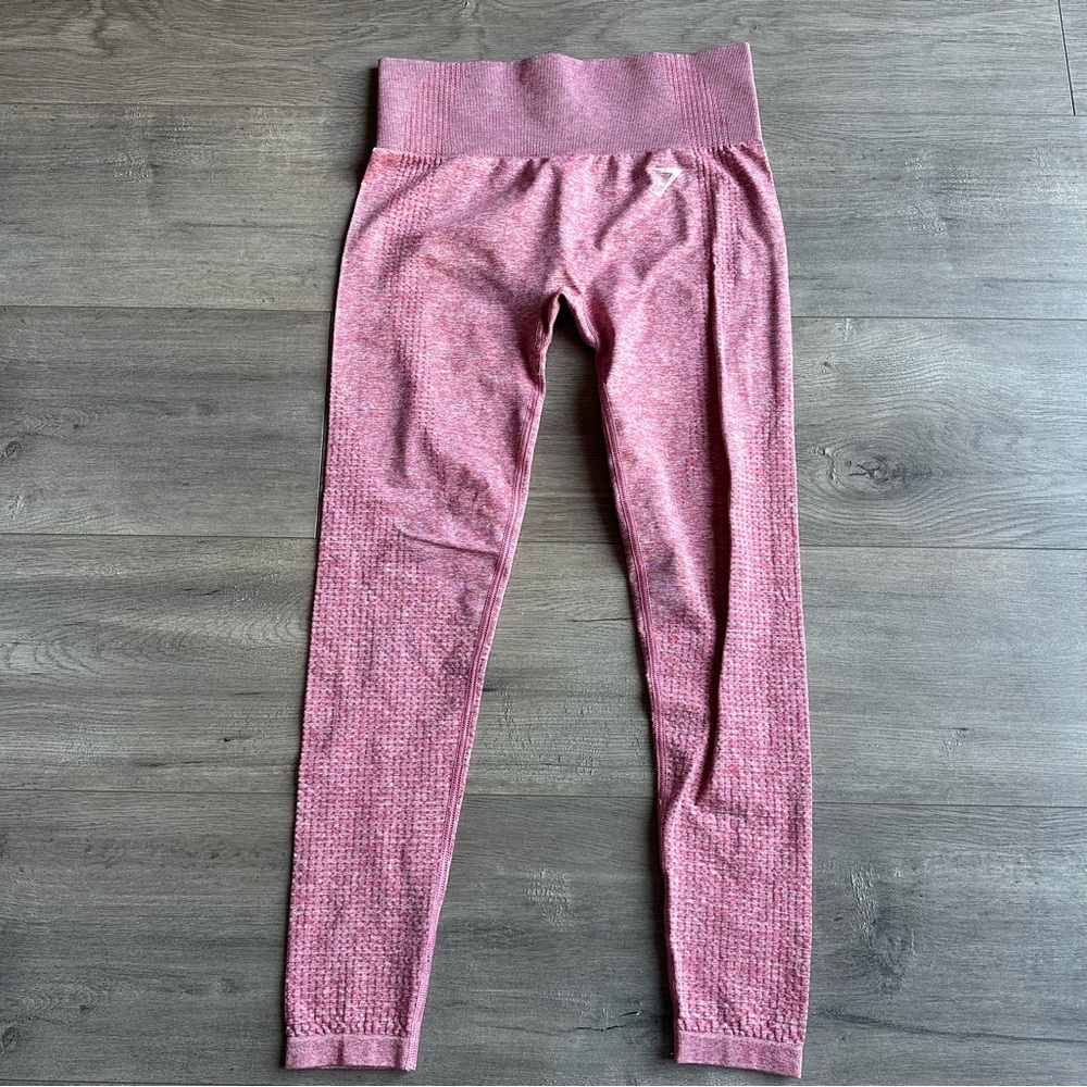 EUC Gymshark VITAL LEGGINGS - Heathered red